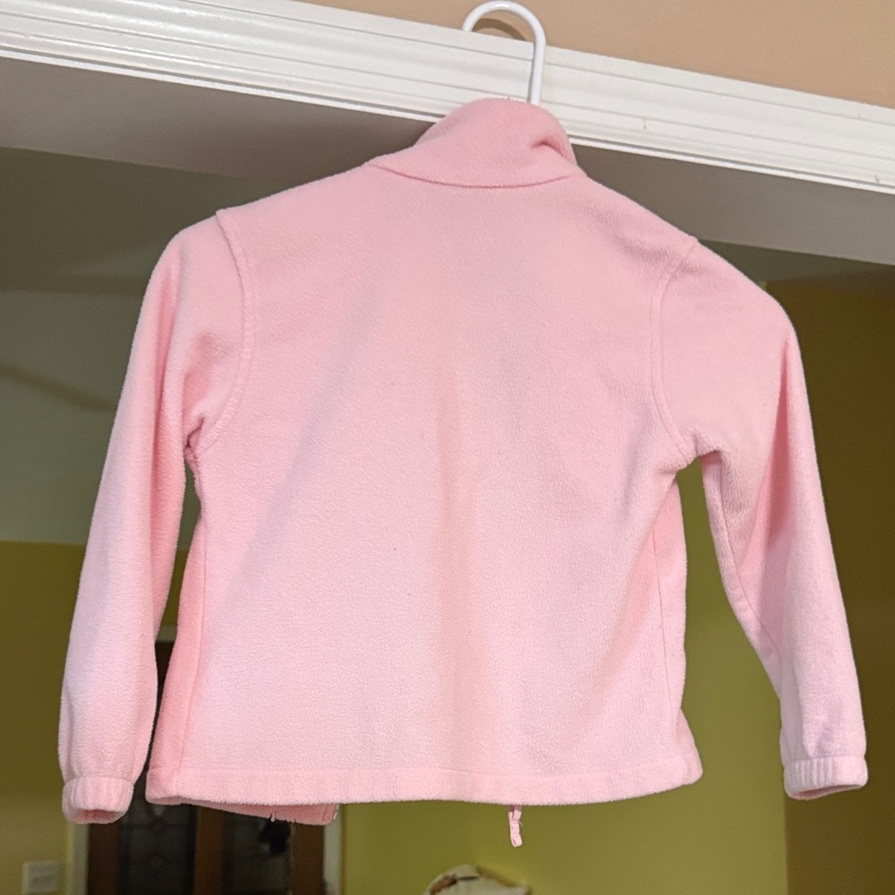 Columbia Light Pink Fleece Jacket OPP33 - Picture 3 of 4